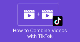 Combină videoclipuri folosind TikTok s