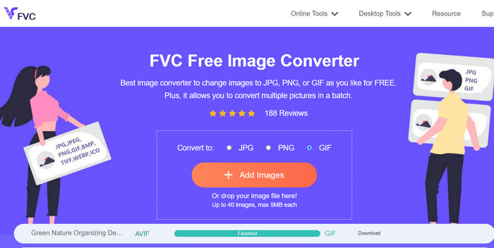 Online converteren naar GIF