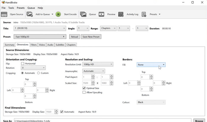 Interface de frein à main