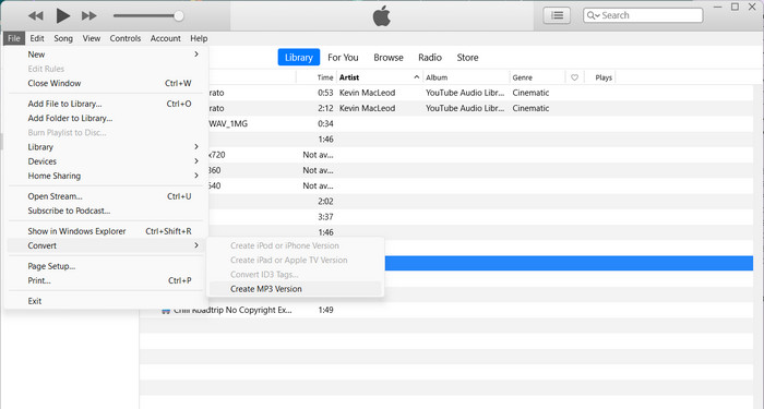 iTunes Conversion