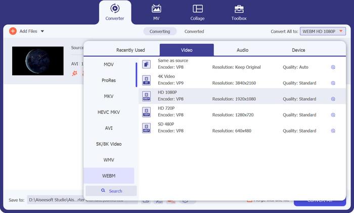 Select Profile