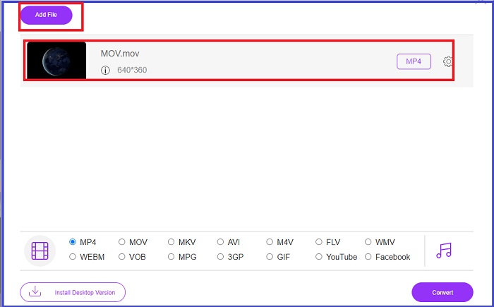 FVC على الإنترنت