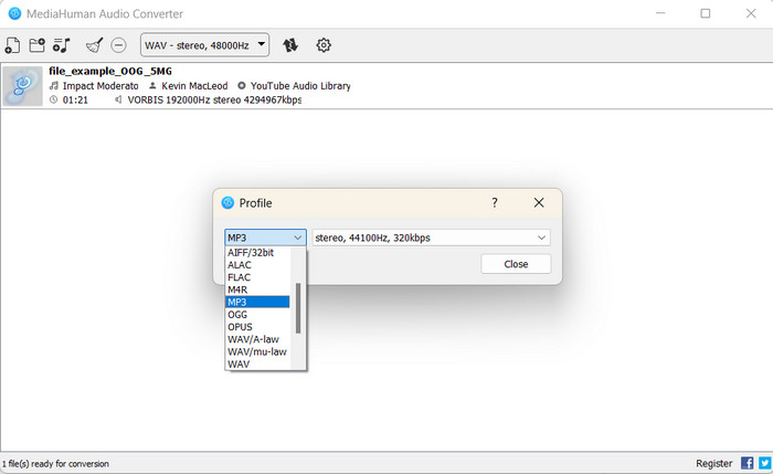 Interfaccia Mac