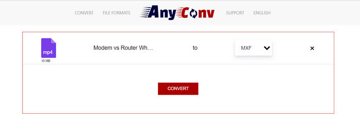 AnyConv 인터페이스