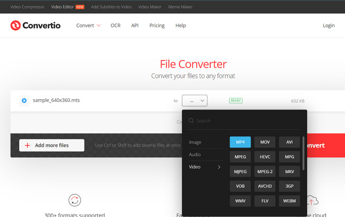 Convertio Interface