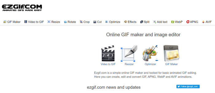 EZGIF-työkalut