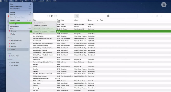 iTunes Conversion