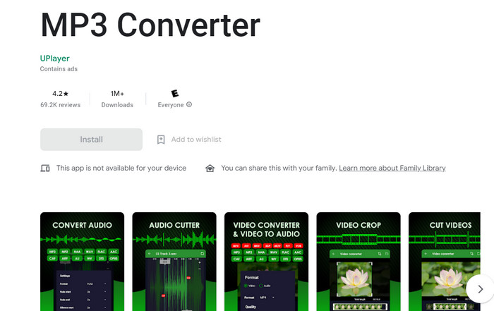Aplicația MP3 Converter