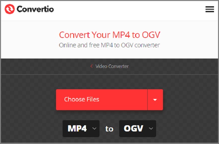 MP4 OGV Convertio