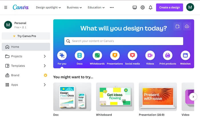 Accessing Canva