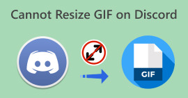 لا يمكن تغيير حجم Discord GIF