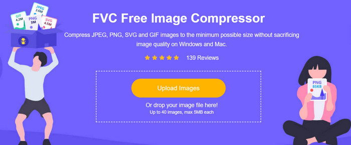 Compresor de imagini FVC gratuit