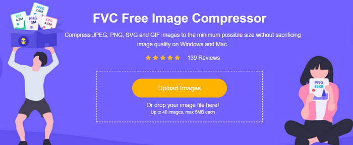 Compressore di immagini gratuito FVC