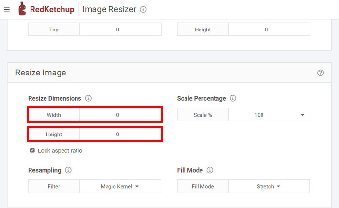Resize Image RedKetchup