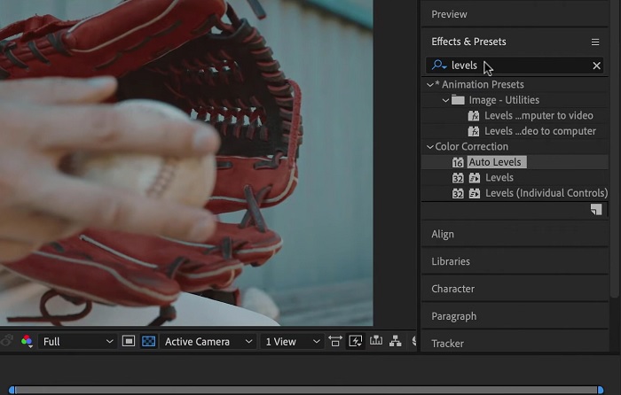 Adjust Brightness Using After Effects