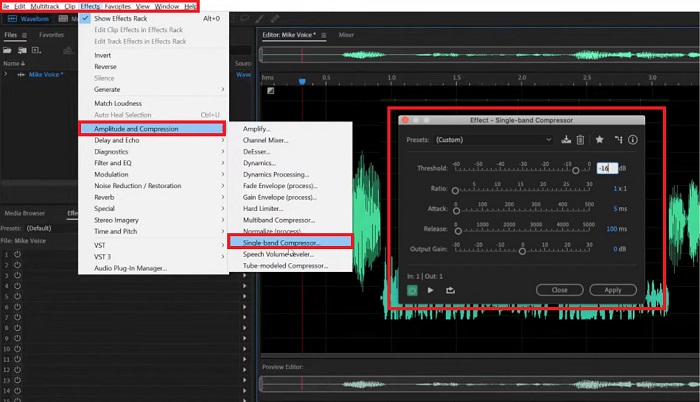 Kompresor Adobe Audio