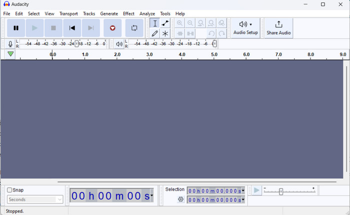 Audacity Interface