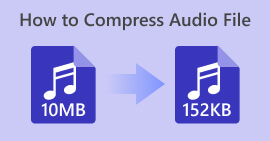 Como compactar arquivo de áudio