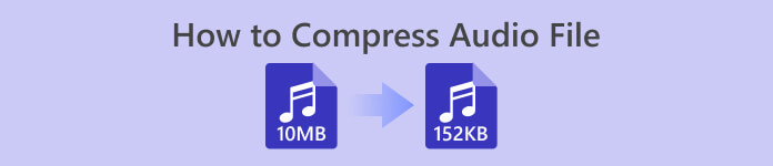 Cómo comprimir archivos de audio