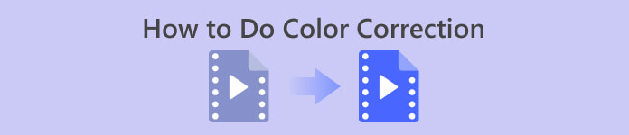 كيفية القيام بتصحيح الألوان