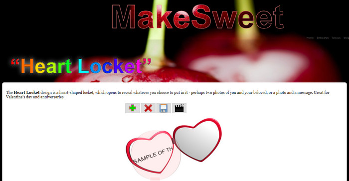 Antara Muka MakeSweet