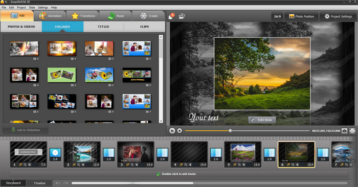 صفحه SmartSHOW 3D