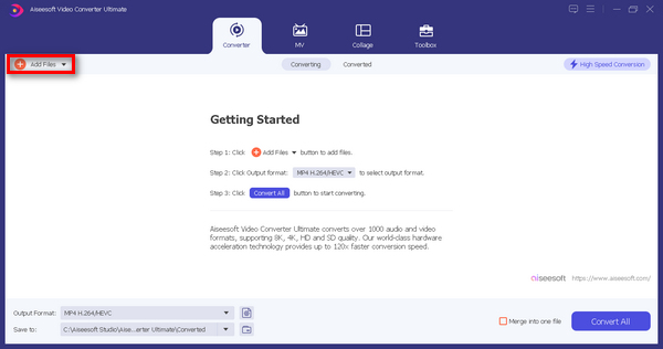 Aiseesoft Video Converter Ultimate Add Files