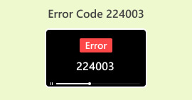 Šifra pogreške 224003