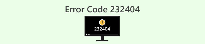 Codice errore 232404
