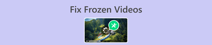 凍結したビデオを修正する