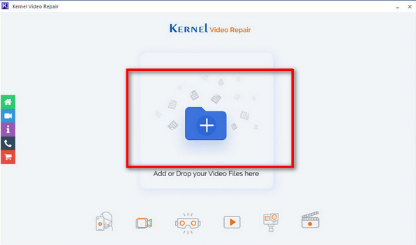 Kernel Video Reparatie Bestanden toevoegen