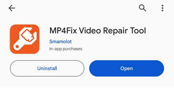 تثبيت أداة إصلاح الفيديو MP4Fix