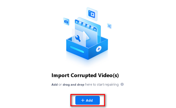 Wondershare RepairIt Video Repair Add File