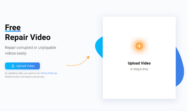 EaseUS Video Repair Загрузить видео