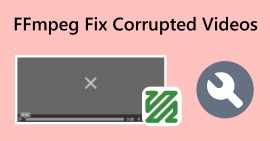 FFmpeg لإصلاح مقاطع الفيديو التالفة