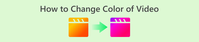 비디오 색상을 변경하는 방법
