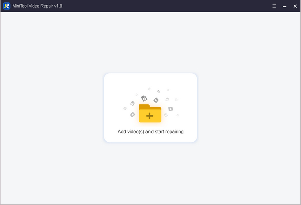 Minitool Video Repair Lägg till video