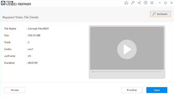 Remo Video Repair Preview