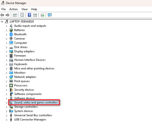 Update Audio Driver Sound Video and Game Controllers
