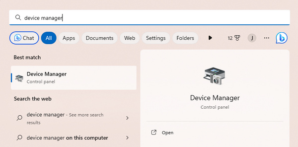 Updating Display Adaptors Device Manager