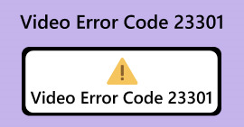 Código de error de vídeo 23301