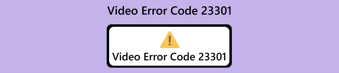 Κωδικός σφάλματος βίντεο 23301