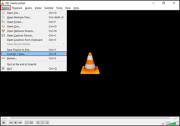 VLC Media Player Конвертировать Сохранить