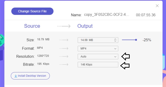 Edit Video Resolution Online