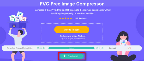 FCV ke stažení zdarma Image Compressor