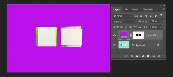 Photoshop Arka Plan Rengini Değiştirme Düz Renk Dolgusu