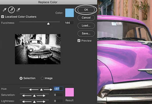 Photoshop Com canviar el color Ajustar el color