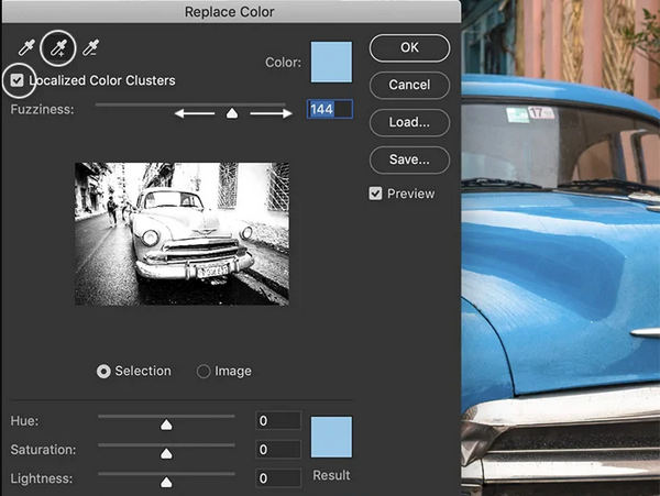 Photoshop Come cambiare colore Seleziona colore