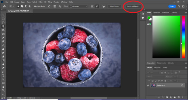 Photoshop Comment découper une sélection et un masque d'image