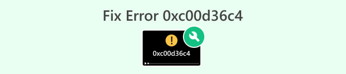 Solucionar el error 0XC00D36C4